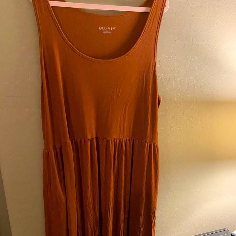 Ava and Viv long maxi dress with pockets